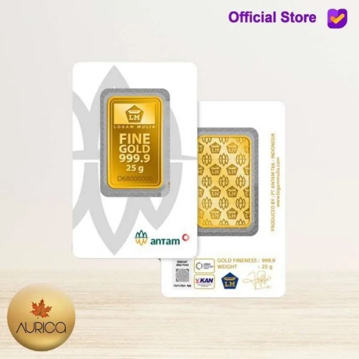 Risiko investasi emas antam dalam jangka panjang 2025