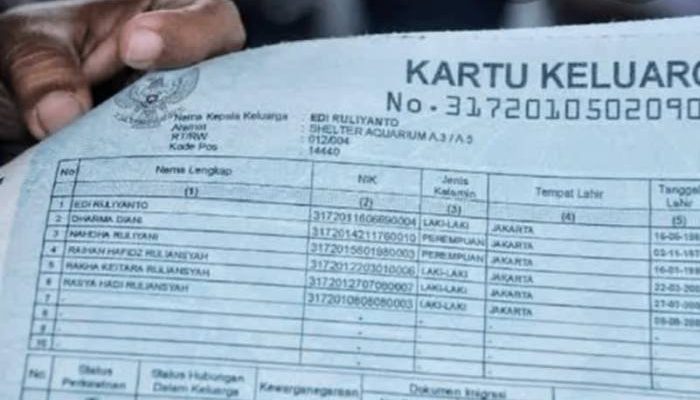 Cara Cek No KK dari NIK KTP