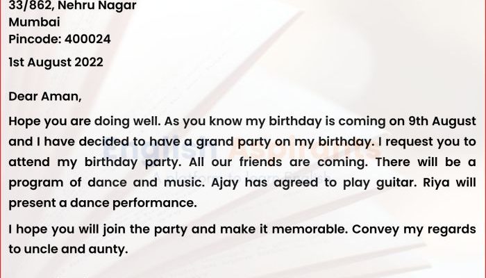 Contoh Undangan Tidak Resmi Ulang Tahun