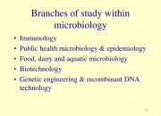 Berikut ini yang merupakan aplikasi cabang biologi bidang mikrobiologi adalah