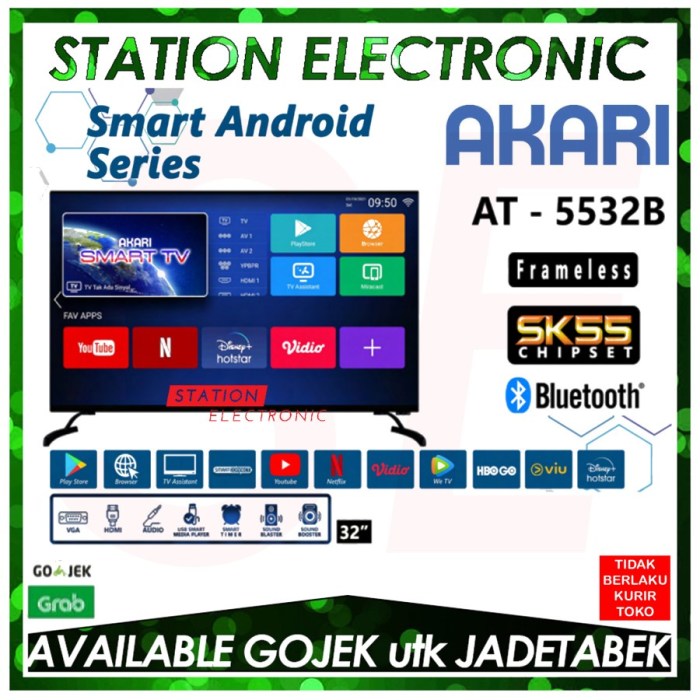 Harga tv akari 32 inch