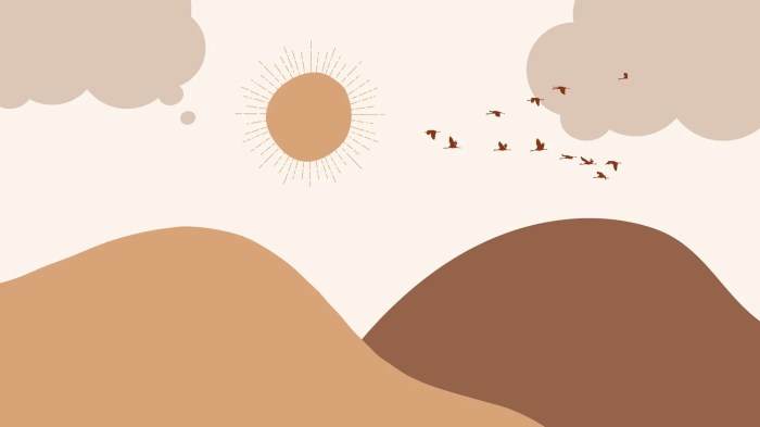 Wallpaper warna coklat