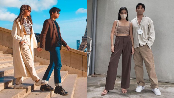 Model baju couple keluarga modern