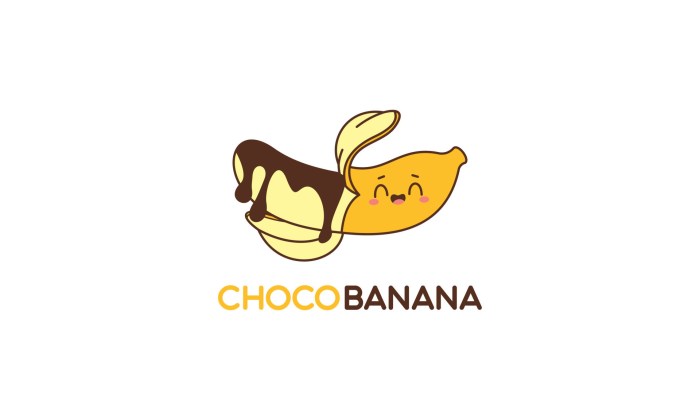 Contoh logo pisang coklat