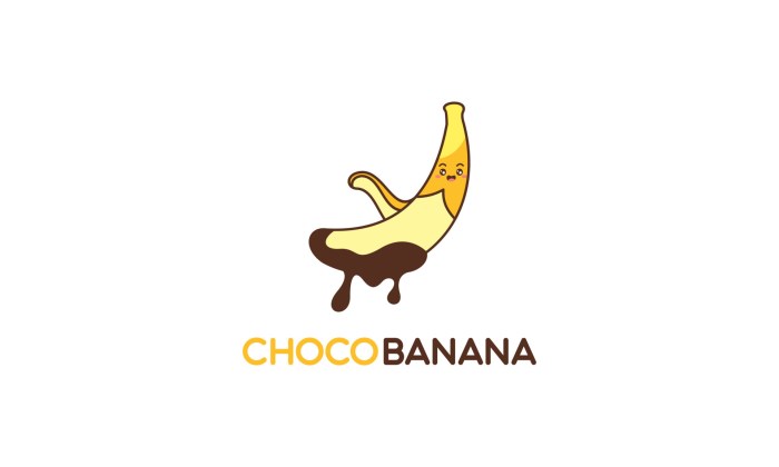 Contoh logo pisang coklat