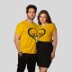 Love shirt couple me design tees shirts customized crazy plain