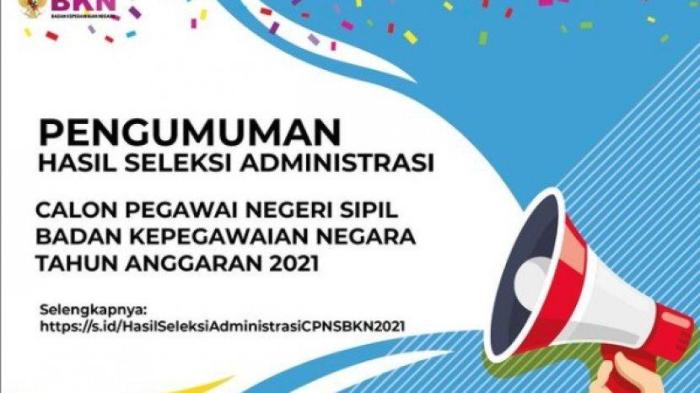 Pengumuman hasil seleksi cpns