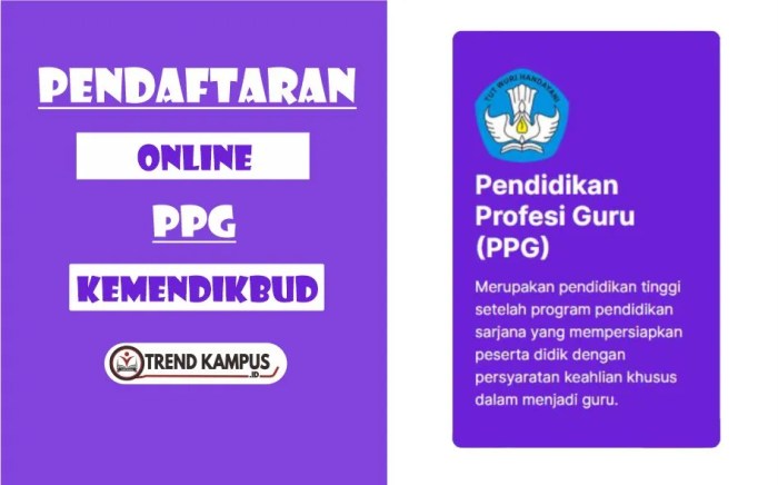 Cara daftar ppg