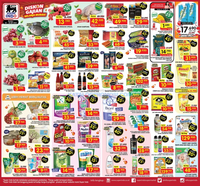 Harga promo superindo hari ini