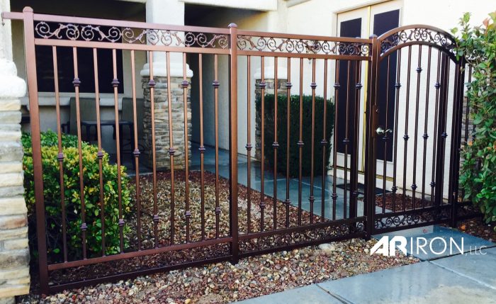 Iron fences fence