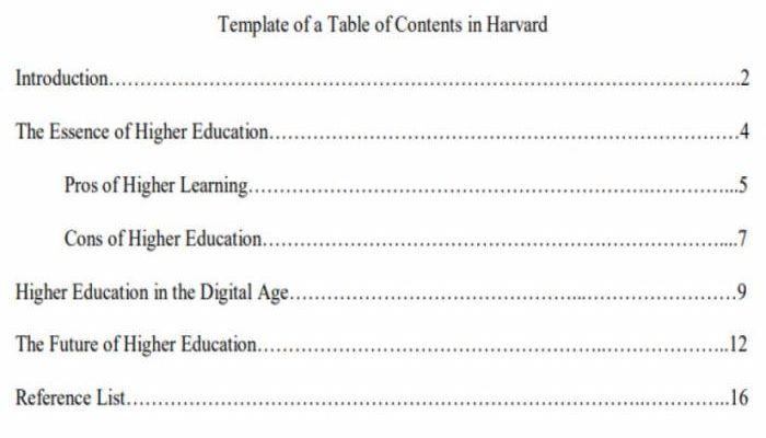 Penulisan Daftar Isi Panduan Lengkap