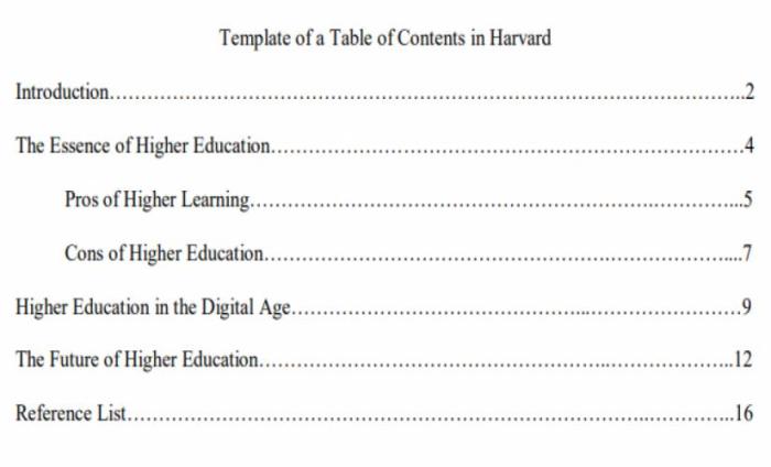 Contents table template word example sample examples lab report document templates pdf pages biology business write doc file kb simple