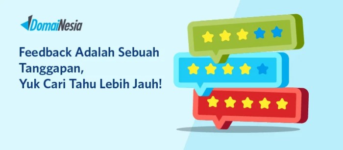 Feedback artinya
