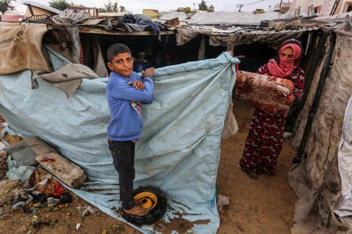 Gaza rebuild offensive israeli pays saudi 10m khatib damaged