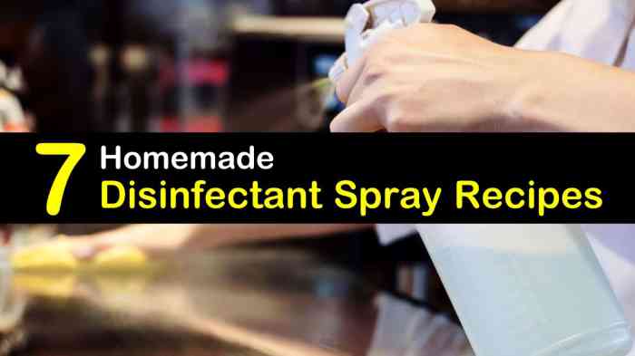 Spray disinfectant homemade diy natural disinfecting countryhillcottage household recipe