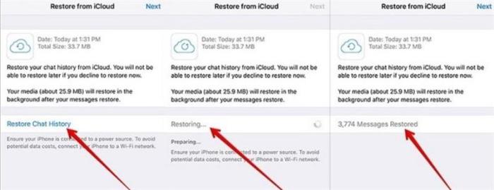 Deleted messages whatsapp iphone restore