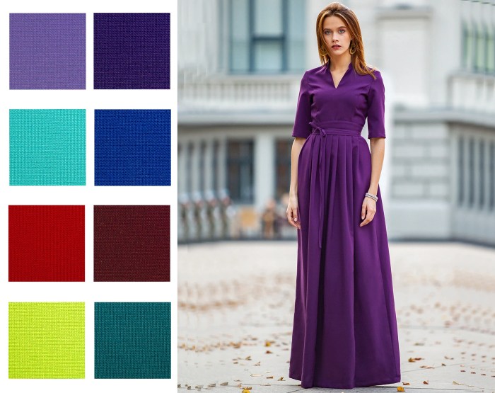 Baju ungu cocok dengan jilbab warna apa