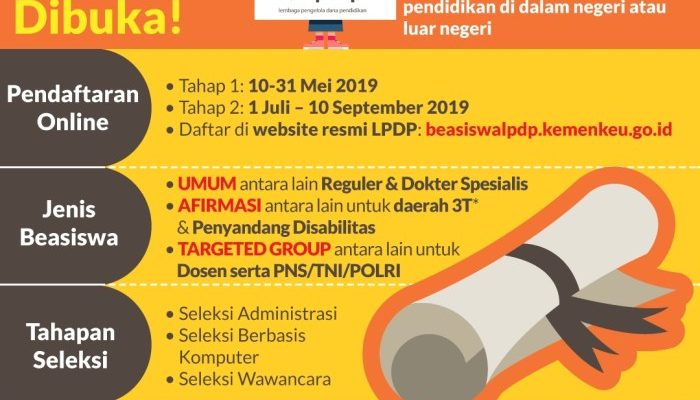 Cara Daftar Beasiswa LPDP Afirmasi Kuliah Luar Negeri