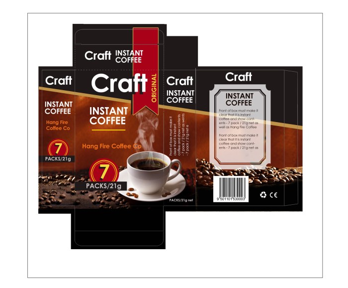 Kemasan kopi bubuk