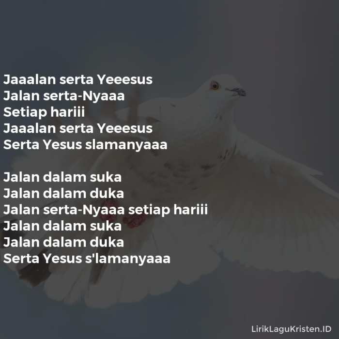 Chord jalan serta yesus