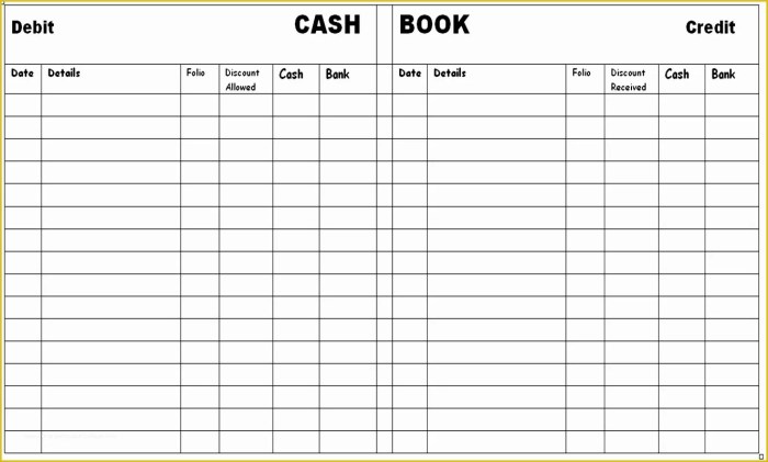 Contoh buku kas kelas