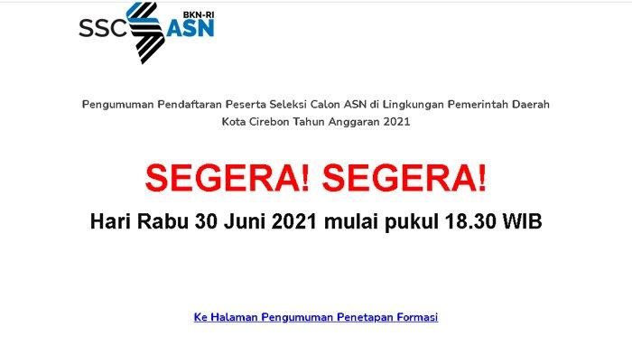 Cek jadwal ujian cpns