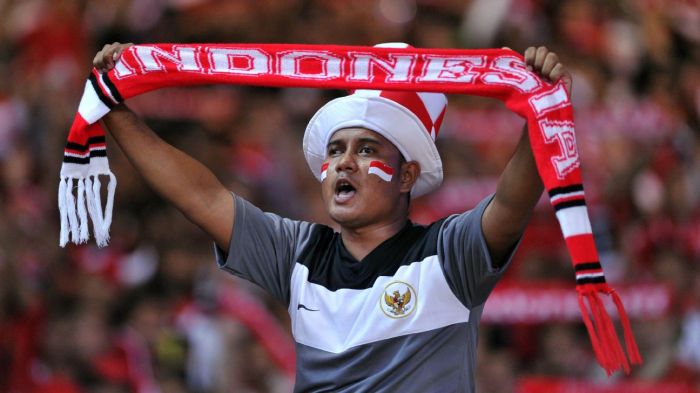 Pendukung timnas indonesia