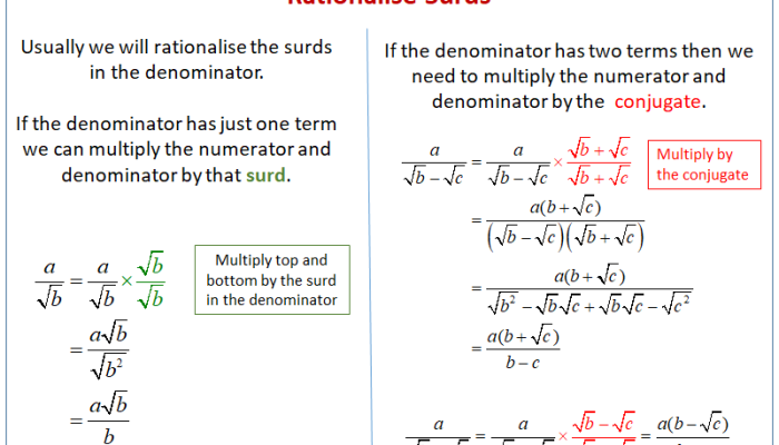 Contoh Soal Merasionalkan Bentuk Akar