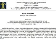Pengumuman CPNS Kemenkumham Terbaru