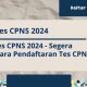 Tanggal pendaftaran cpns 2024