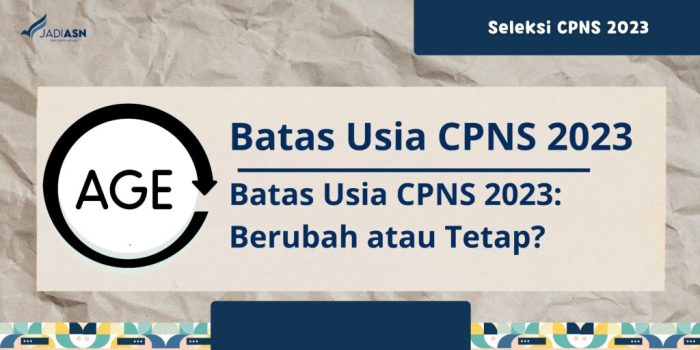 Batas usia cpns sma