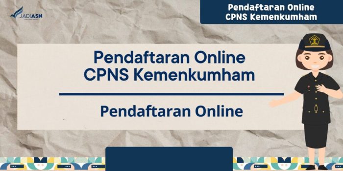 Pendaftaran cpns kemenkumham