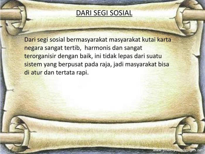 Keadaan sosial ekonomi kerajaan kutai