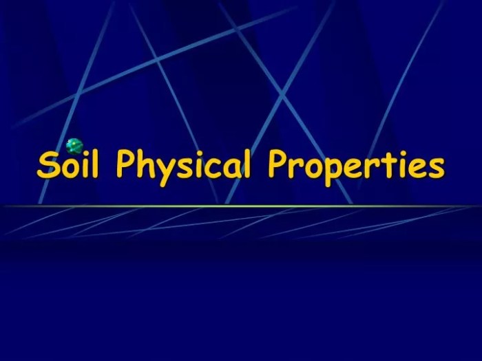 Sifat sifat fisik tanah