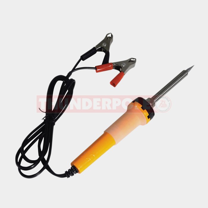 Soldering iron electric solder 12v dc temperature heating adjustable internal 40w led station tips