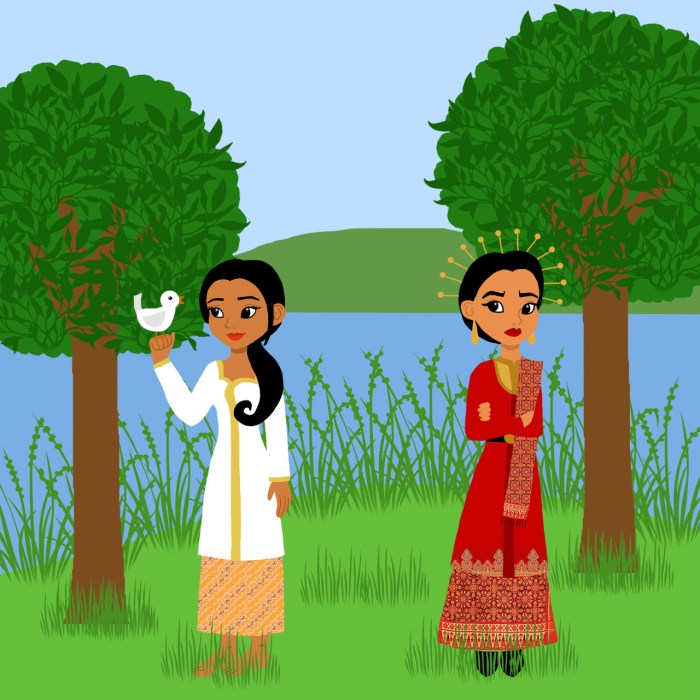 Pesan moral bawang merah bawang putih