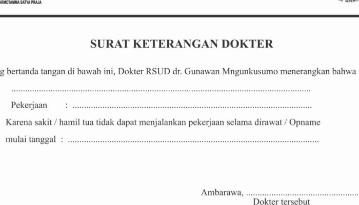 SKD Surat Keterangan Dokter Panduan Lengkap