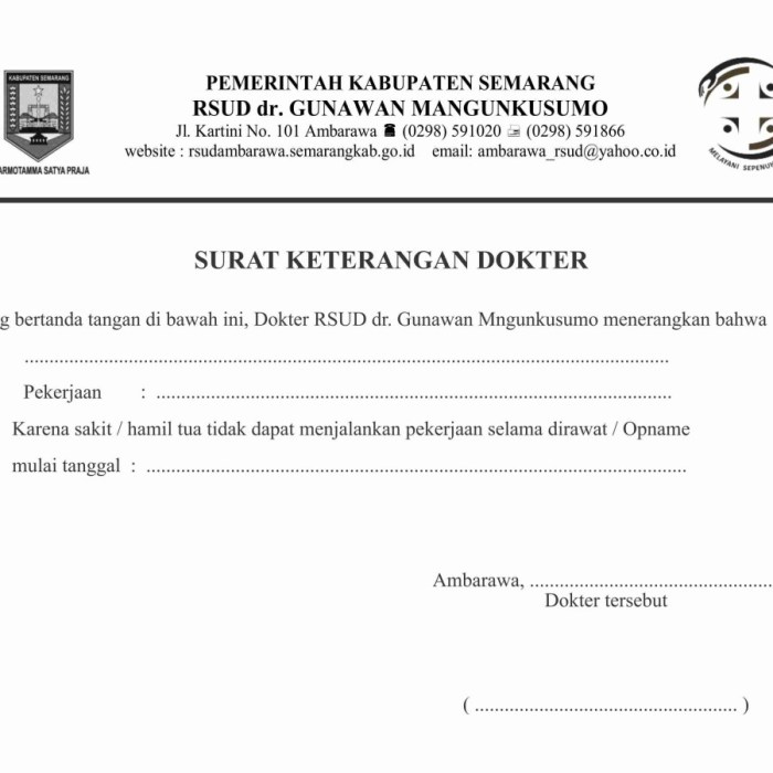 Skd surat keterangan dokter