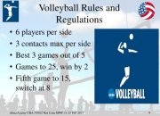 Berikut ini adalah prinsip dasar permainan bola voli kecuali apa?