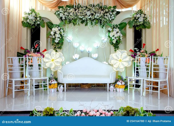 Dekorasi pernikahan sederhana