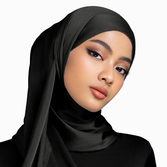 Cara pakai hijab silk scarf Lafiye