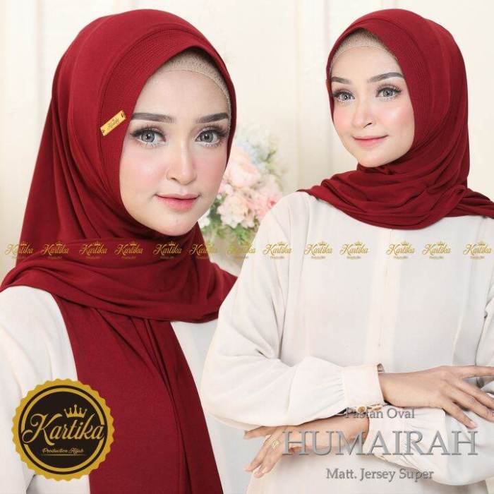 Lazada hijab pasmina isntan oval  Dara Luxury