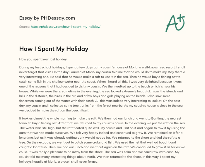 Cerita liburan di rumah 3 paragraf