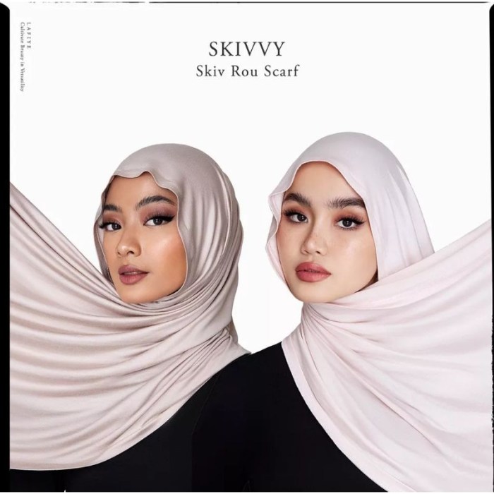 Review hijab skiv rou scarf Lafiye