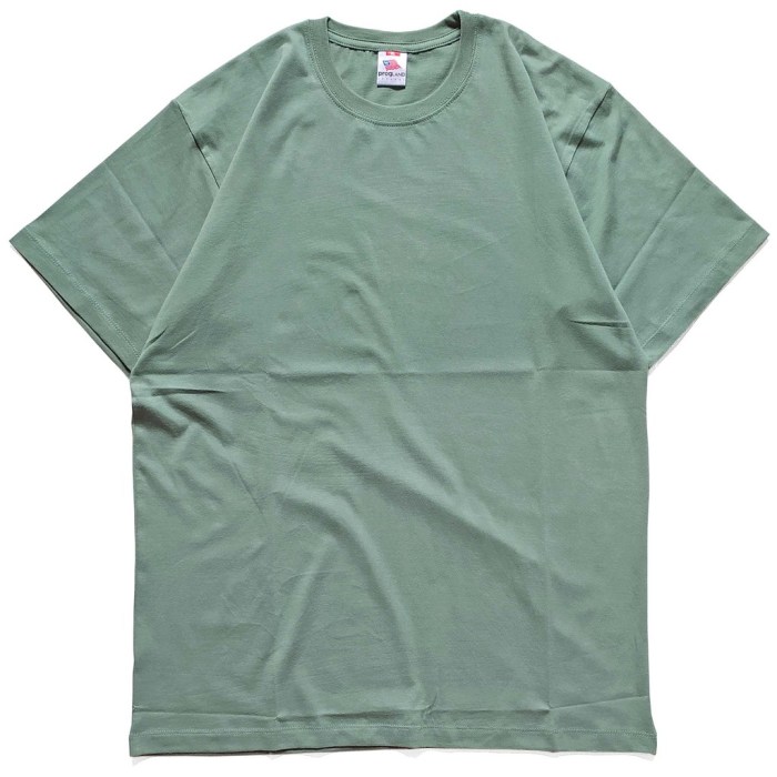 Kaos polos hijau tosca