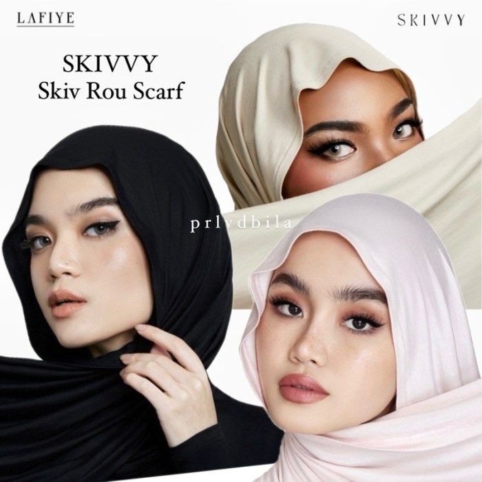 Blibli hijab skiv rou scarf Lafiye