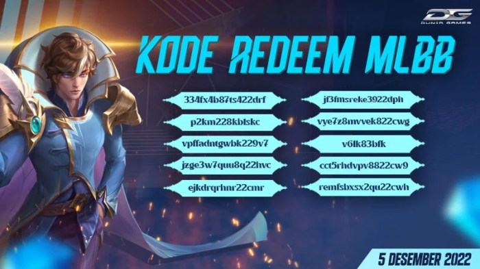 Klaim kode redeem ml terbaru untuk diamond dan skin