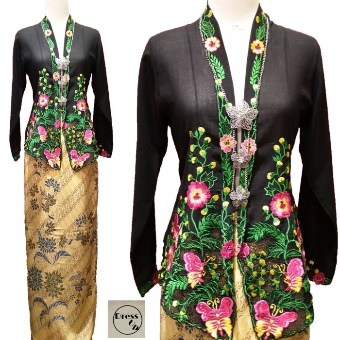 Model kebaya polos