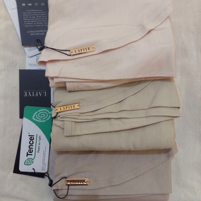 Cara pakai hijab skiv rou scarf Lafiye