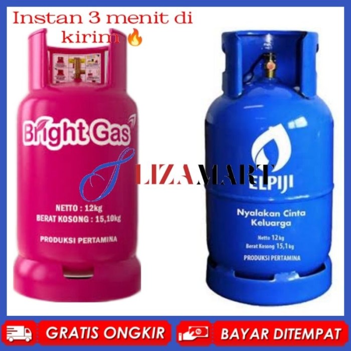 Berat tabung gas 12 kg